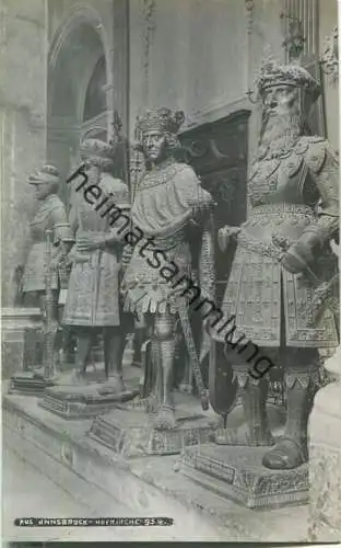 Innsbruck - Hofkirche - Figurengruppe - Foto-Ansichtskarte 20er Jahre - Verlag A. Stockhammer Hall