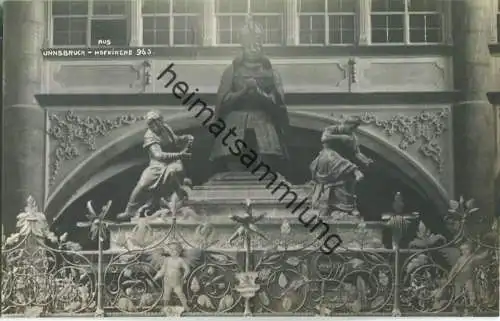 Innsbruck - Hofkirche - Figuren - Foto-Ansichtskarte 20er Jahre - Verlag A. Stockhammer Hall