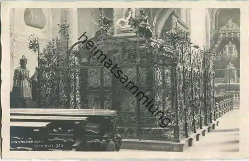 Innsbruck - Hofkirche - Innenansicht - Foto-Ansichtskarte 20er Jahre - Verlag A. Stockhammer Hall