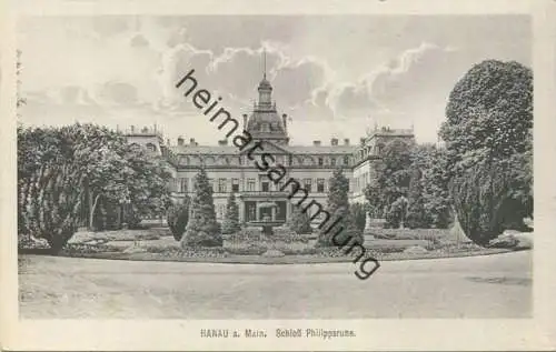 Hanau - Schloss Philippsruhe - Verlag Trinks & Co Leipzig