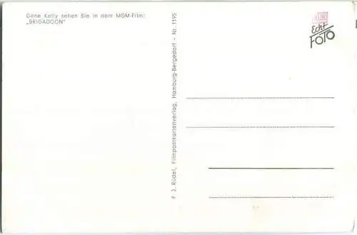 Gene Kelly - Verlag F. J. Rüdel Hamburg Nr. 1195