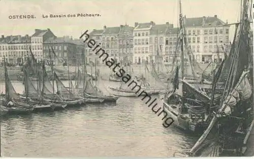 Ostende - Bassin des Pecheurs - Feldpost