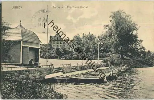 Lübeck - Elb- Trave-Kanal - Verlag Hugo Meyer Lübeck