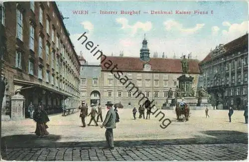 Wien - Innerer Burghof - Denkmal Kaiser Franz I - Verlag Modiano Trieste
