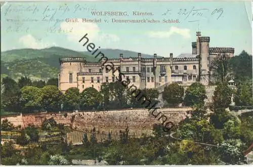 Wolfsberg - Gräfl. Henckel von Donnermarck'sches Schloss - Verlag Fritz Steinwender Wolfsberg