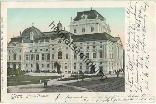 Graz - Stadttheater - Verlag Karl Braun & Co München