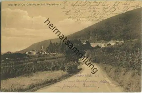67110 Oberbronn - Kloster - Verlag E. Hartmann Strassburg