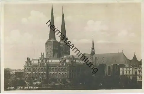 Lübeck - Dom - Museum - Foto-AK 30er Jahre - Verlag Cramers Kunstanstalt Dortmund