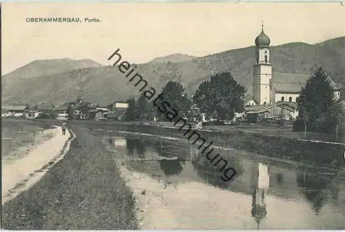 Oberammergau - Partie - Verlag W. Zimmermann München