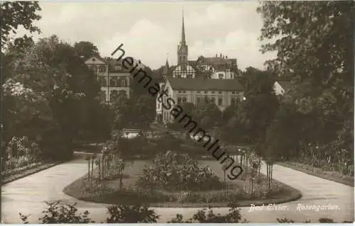 Bad Elster - Rosengarten - Foto-AK - Verlag Conrad Jacobi Leipzig