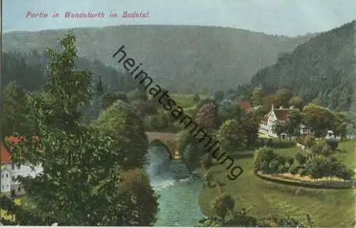 Thale-Wendefurth - Partie im Bodetal - Verlag C. Greve Blankenburg