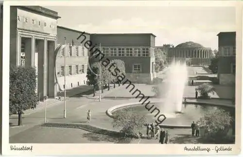 Düsseldorf - Ausstellungs-Gelände - Deutsche Funkausstellung 1950 - Foto-Ansichtskarte