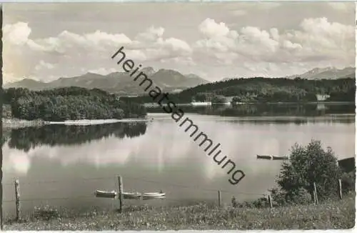 Seehamer See mit Wendelstein - Foto-Ansichtskarte - Verlag Rudolf Merz Baldham