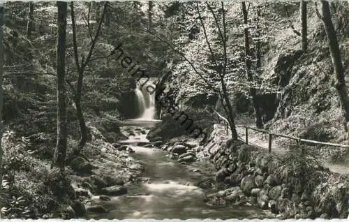 Baden-Baden - Lichtental - Geroldsauer Wasserfall - Foto-Ansichtskarte - Verlag Fotoprint Balingen