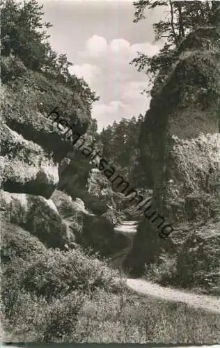 Bärenschlucht bei Pottenstein - Foto-Ansichtskarte - Verlag Photo Niklas Pottenstein