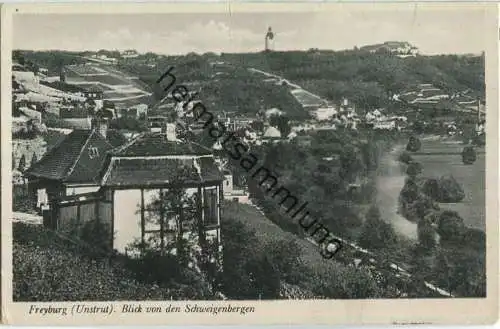 Freyburg - Blick von den Schweigenbergen - Verlag Heinrich Pretzsch Freyburg