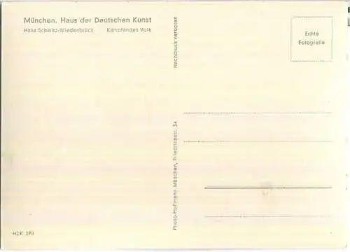 HDK390 - Kämpfendes Volk - Hans Schmitz-Wiedenbrück - Verlag Photo-Hoffmann München