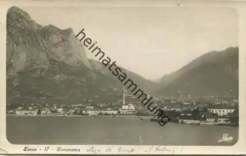 Lecco - Panorama - Foto-AK - Edizione E. Traldi Milano gel. 1928