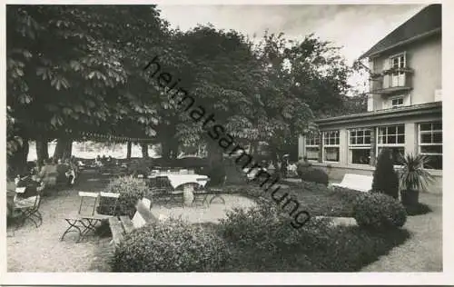 Nonnenhorn 1938 - Café Lanz - Gasthof-Pension zum Engel - Besitzer J. Lanz - Foto-AK - Verlag Gebr. Metz Tübingen - Rück