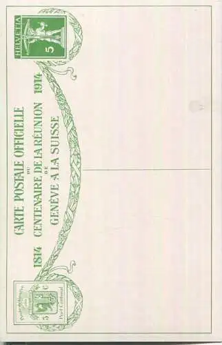 Geneve 1er juin 1814 - Defile des troupes suisses