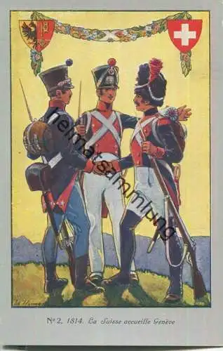 Geneve 1er juin 1814 - La Suisse accueille Geneve