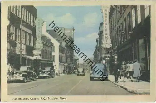 Quebec - Rue St. Jean