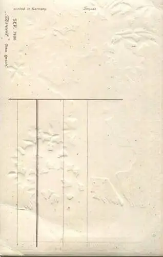 Geburtstag - Mädchen - Blumen - Glimmer - Prägedruck