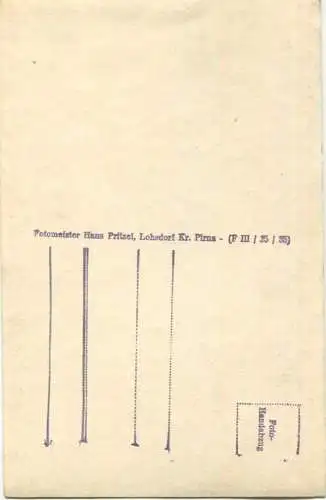 Bad Schandau - Krippen - Foto-AK Handabzug - Verlag Hans Pritzel Lohsdorf