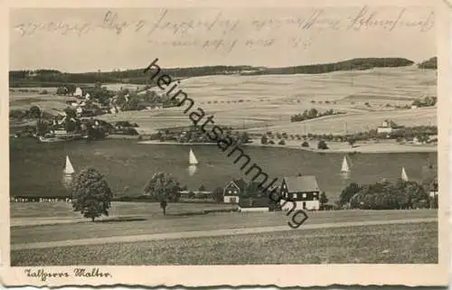 Dippoldiswalde - Talsperre Malter - Foto-AK - Verlag A. & R. Adam Dresden - gel. 1936