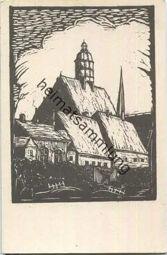 Volkach am Main - Rathaus - nach einem Schnitt von Franz Brosig
