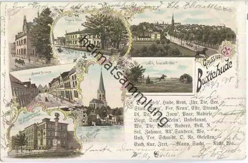 Buxtehude - Post - Regimentsschule - Peper's Hotel