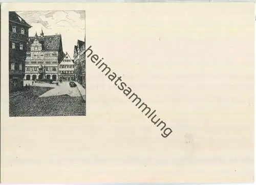 Tübingen - Rathaus - Verlag Gebr. Metz Tübingen