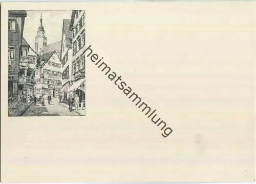 Tübingen - Neckargasse - Verlag Gebr. Metz Tübingen