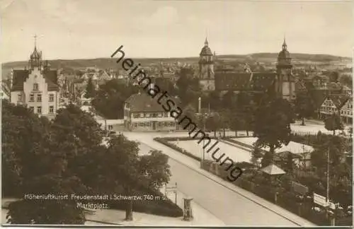 Freudenstadt - Marktplatz - Foto-AK - gel. 1928