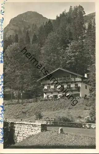 Bayrischzell - Bergheim der Bayrischen Versicherungsbank - Mayholzer-Heim - Foto-AK - Verlag H. Hechmair Bayrischzell -