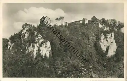 Burg Wildenstein - Oberes Donautal - Foto-AK - Verlag Beuroner Kunstverlag gel. 1953