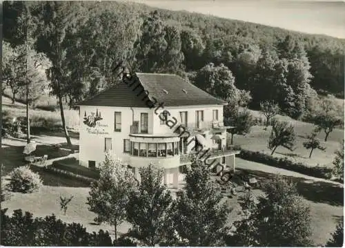 Bad König - Pension Haus Waldfrieden - Besitzer K. Koch - Foto-Ansichtskarte - Verlag Gebr. Metz Tübingen
