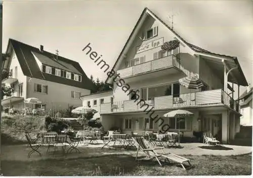 Herrenalb - Cafe Epp - Inhaber Wolfgang Krüger - Am Wurstberg 17 - Verlag Gebr. Metz Tübingen