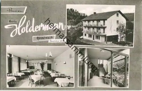 Pension Haus Holdermann - Herrenalb - Kurpromenade 33a - Verlag F. Korenjak Karlsruhe