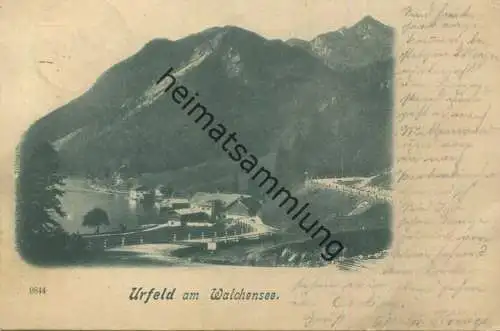 Urfeld am Walchensee - Verlag Gebr. Metz Tübingen - gel. 1899