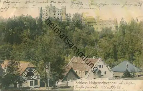 Schloss Hohenschwangau - Verlag Wilhelm Hoffmann Dresden - gel.