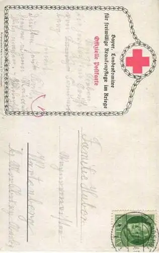 Die deutsche Frau im Kriege - Bayer. Landeskomitee für freiwillige Krankenpflege im Kriege gel. 1917