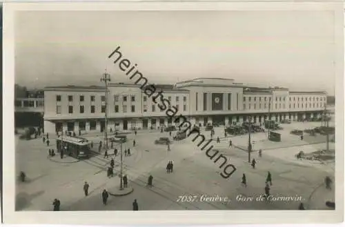 Geneve - Gare de Cornavin - Foto-Ansichtskarte - Edition Phototypie Co. Lausanne 30er Jahre