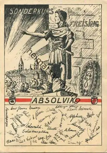 Freising - Absolvia - Verlag A. Warmuth Freising gel. 1946