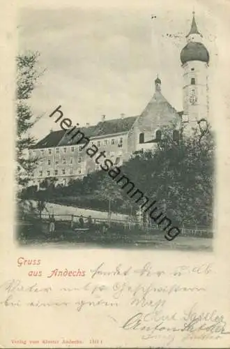 Andechs - Verlag vom Kloster Andechs gel. 1900