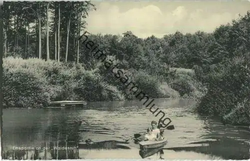 Camping-Platz und Kanu-Station Waldesruh Emsdetten - Inhaber Alb. Bisping - Verlag Schöning & Co. Lübeck