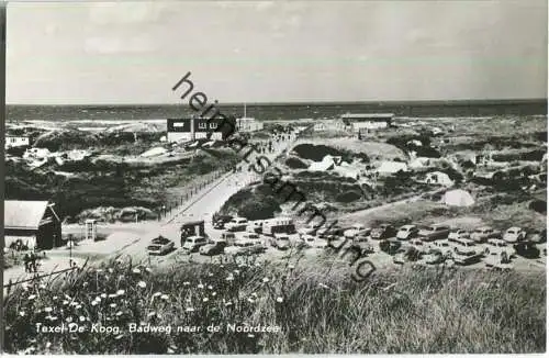 Texel - De Koog - Badweg naar de Noordzee - Foto-AK