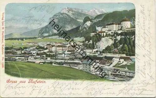 Kufstein - Verlag M. Nachbaur Kufstein - gel. 1901