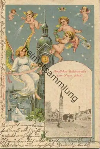 Pfaffenhofen an der Ilm - Engel - Neujahr - Verlag L. Krammel Pfaffenhofen - gel. 1901