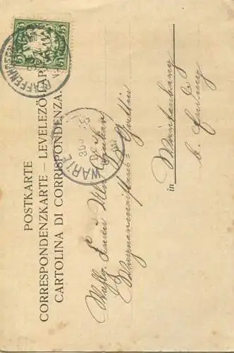 Pfaffenhofen an der Ilm - Engel - Neujahr - Verlag L. Krammel Pfaffenhofen - gel. 1901